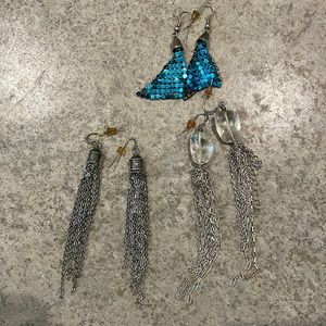 Drop earrings